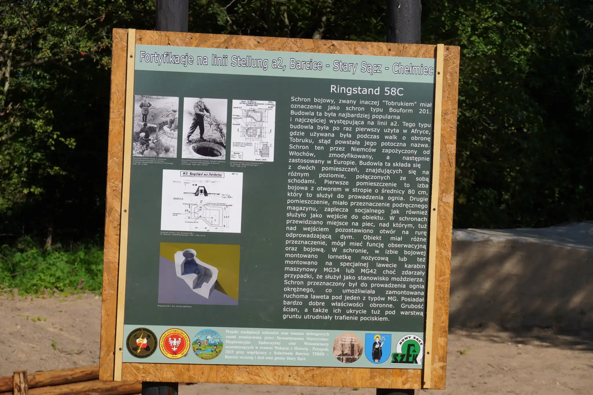 Schrony II wojny światowej na Sądecczyźnie. Edukacyjny szlak pamięci