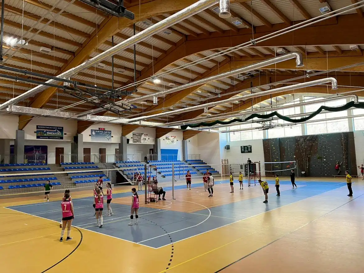 Międzyszkolny Turniej Piłki Siatkowej w Łącku