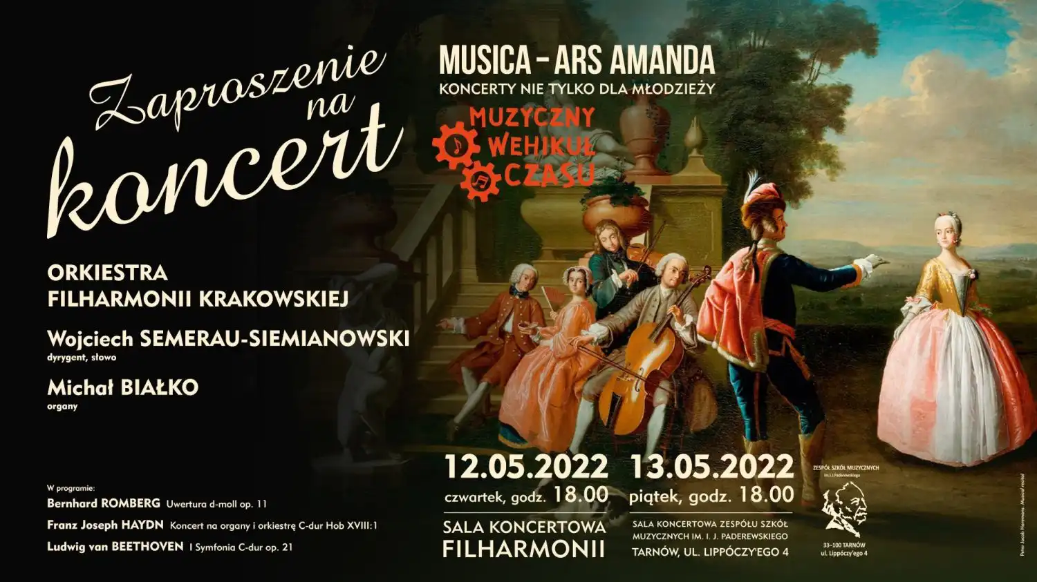 Małopolska: Wydarzenia kulturalne na weekend 12 - 15 maja