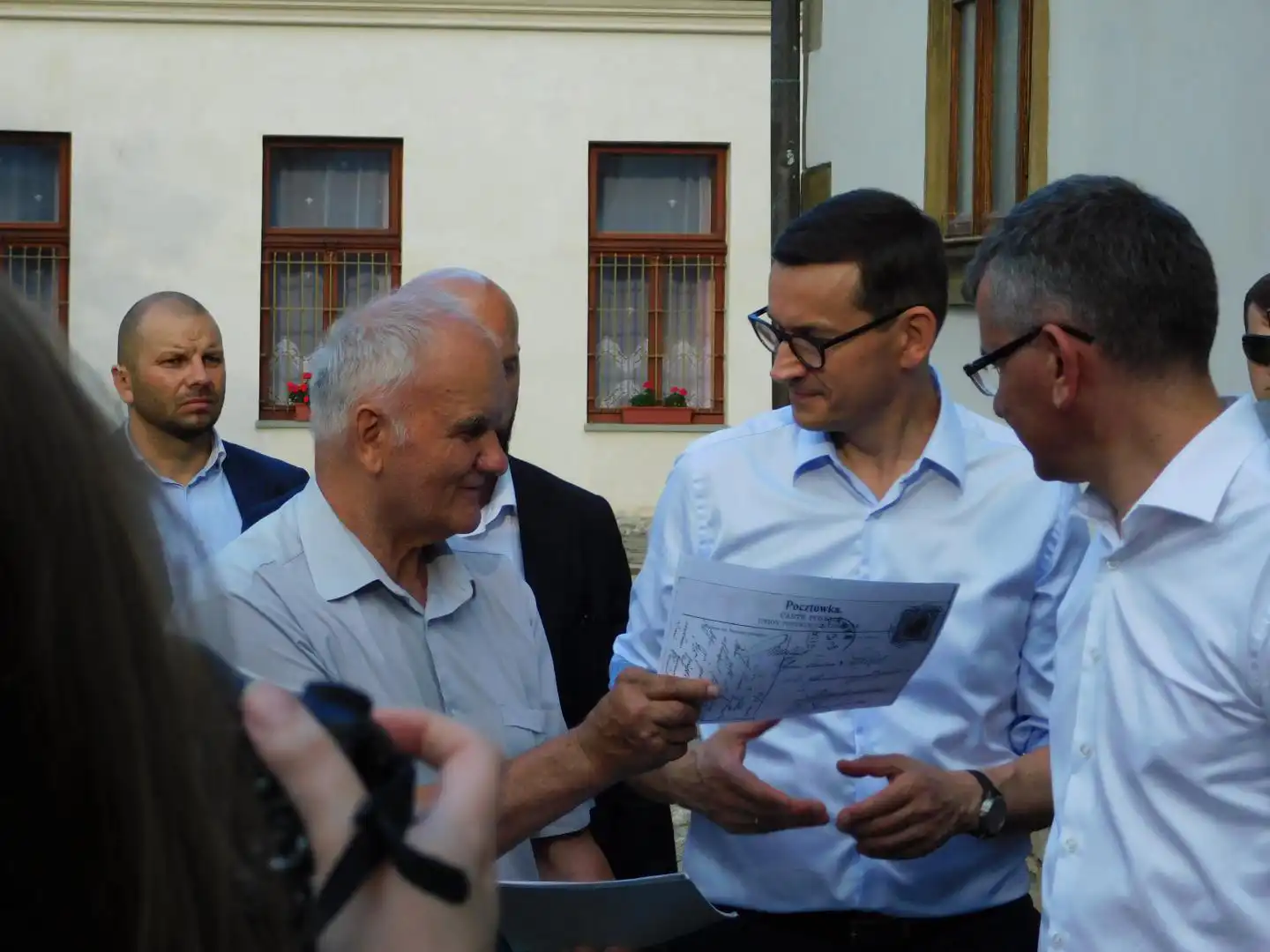 Premier Mateusz Morawiecki z wizytą w Starym Sączu [FILM]