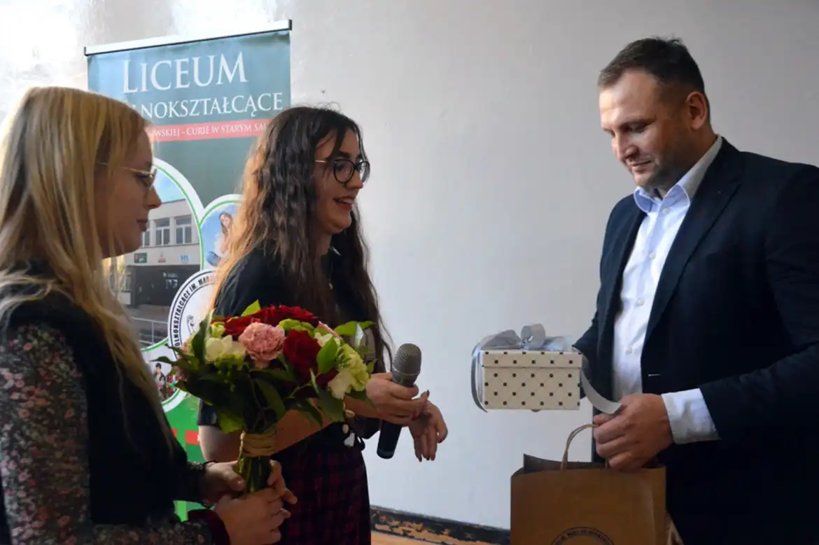 Wybitny kardiochirurg spotkał się z uczniami LO w Starym Sączu