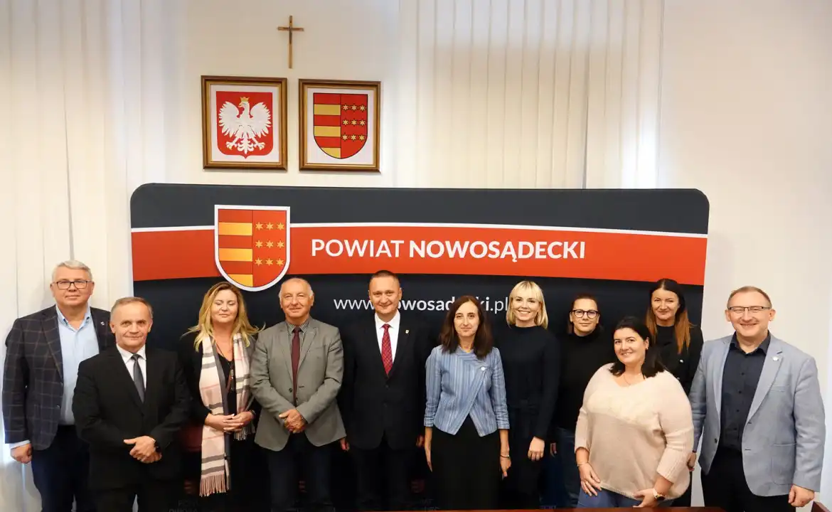 Samorządowcy z Powiatu Olsztyńskiego z wizytą na Sądecczyźnie