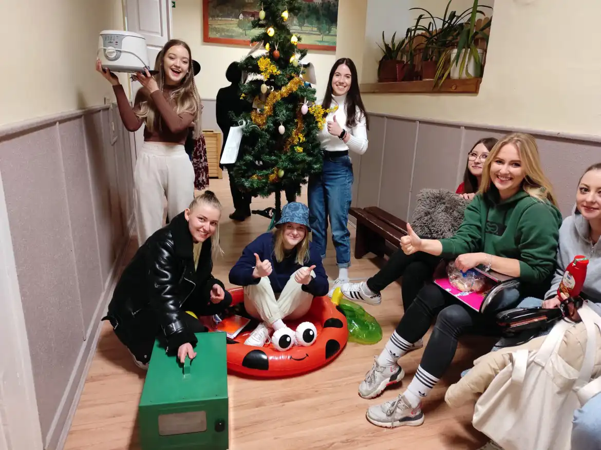 Akcja „Dzień bez plecaka” w ZS w Starym Sączu