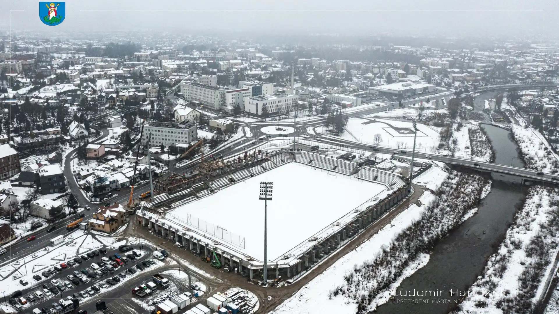 Prace na budowie stadionu miejskiego postępują