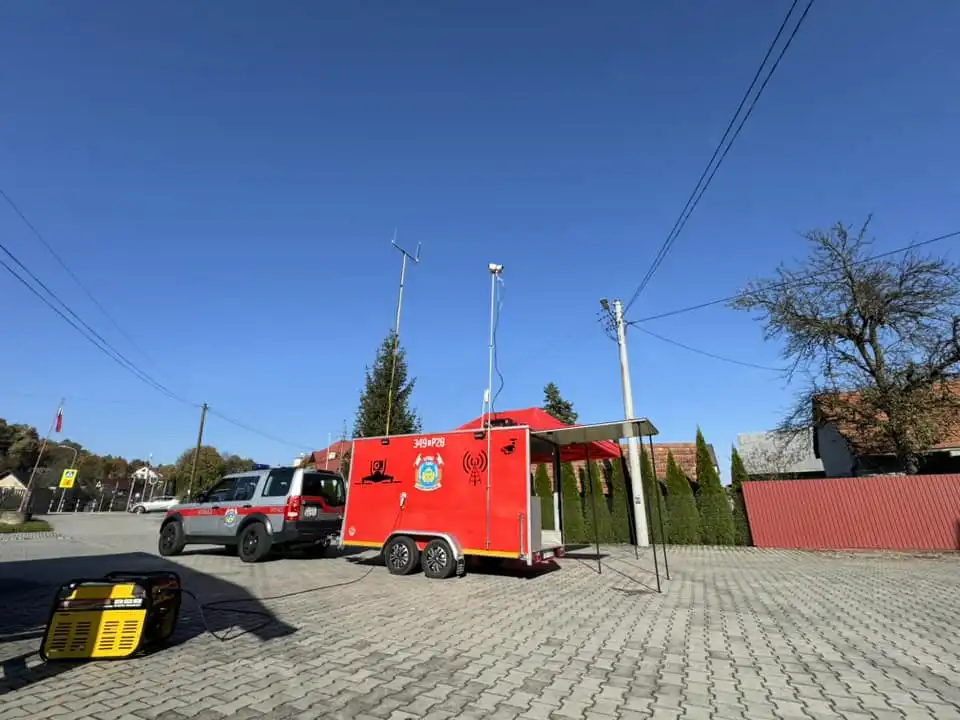 OSP Podegrodzie z nowatorskim projektem sztabowej przyczepki ratunkowej