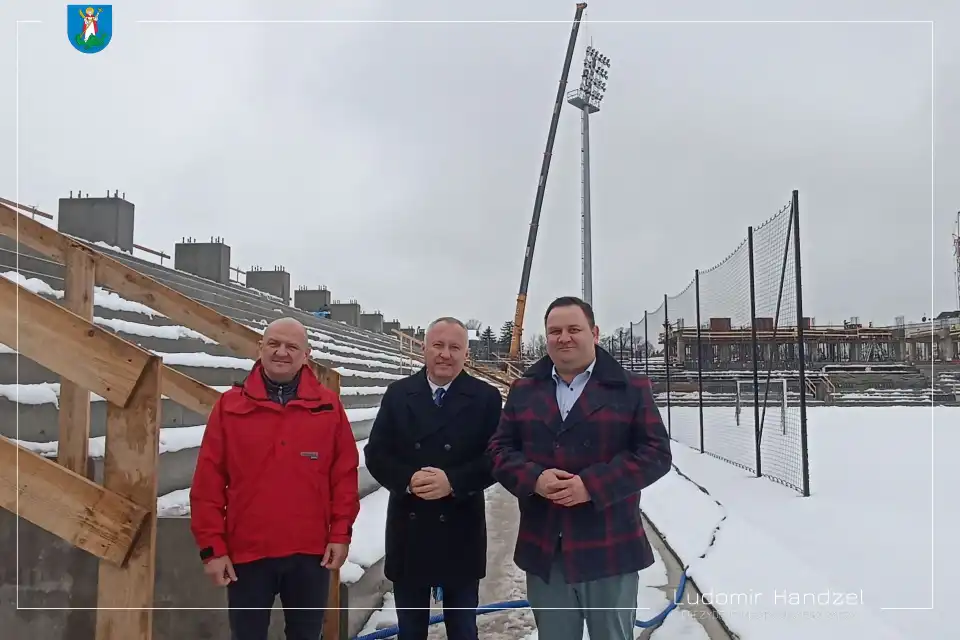 Prace na budowie stadionu miejskiego postępują
