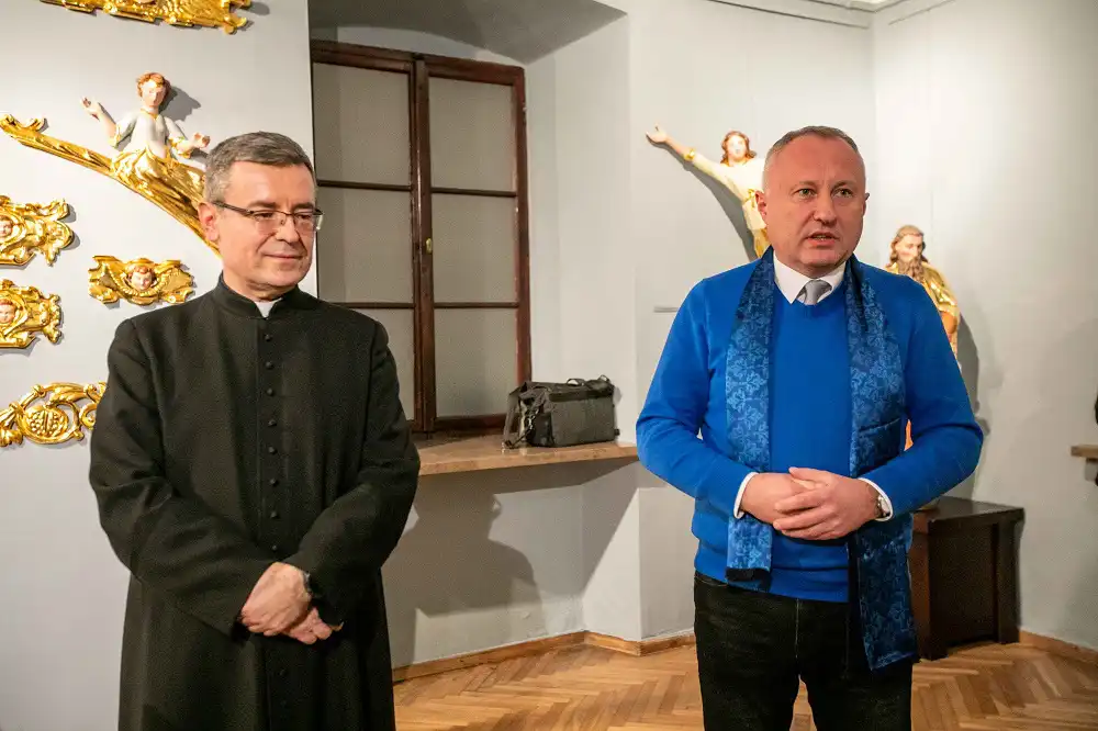 Wernisaż wystawy rzeźb z ołtarza głównego Bazyliki św. Małgorzaty