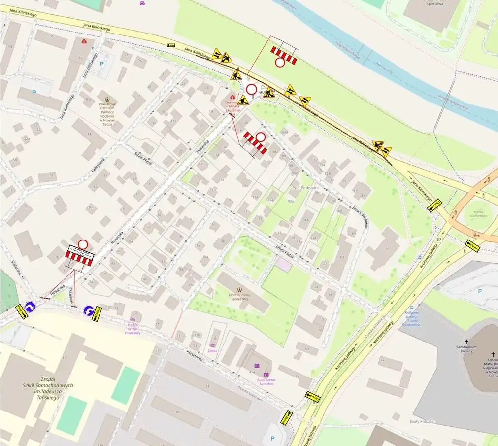 Utrudnienia na skrzyżowaniu Kilińskiego i Husarskiej. Sprawdź objazdy