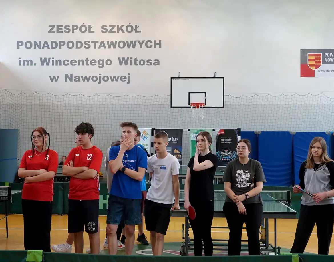 W ZSP w Nawojowej rozegrano Turniej Tenisa Stołowego