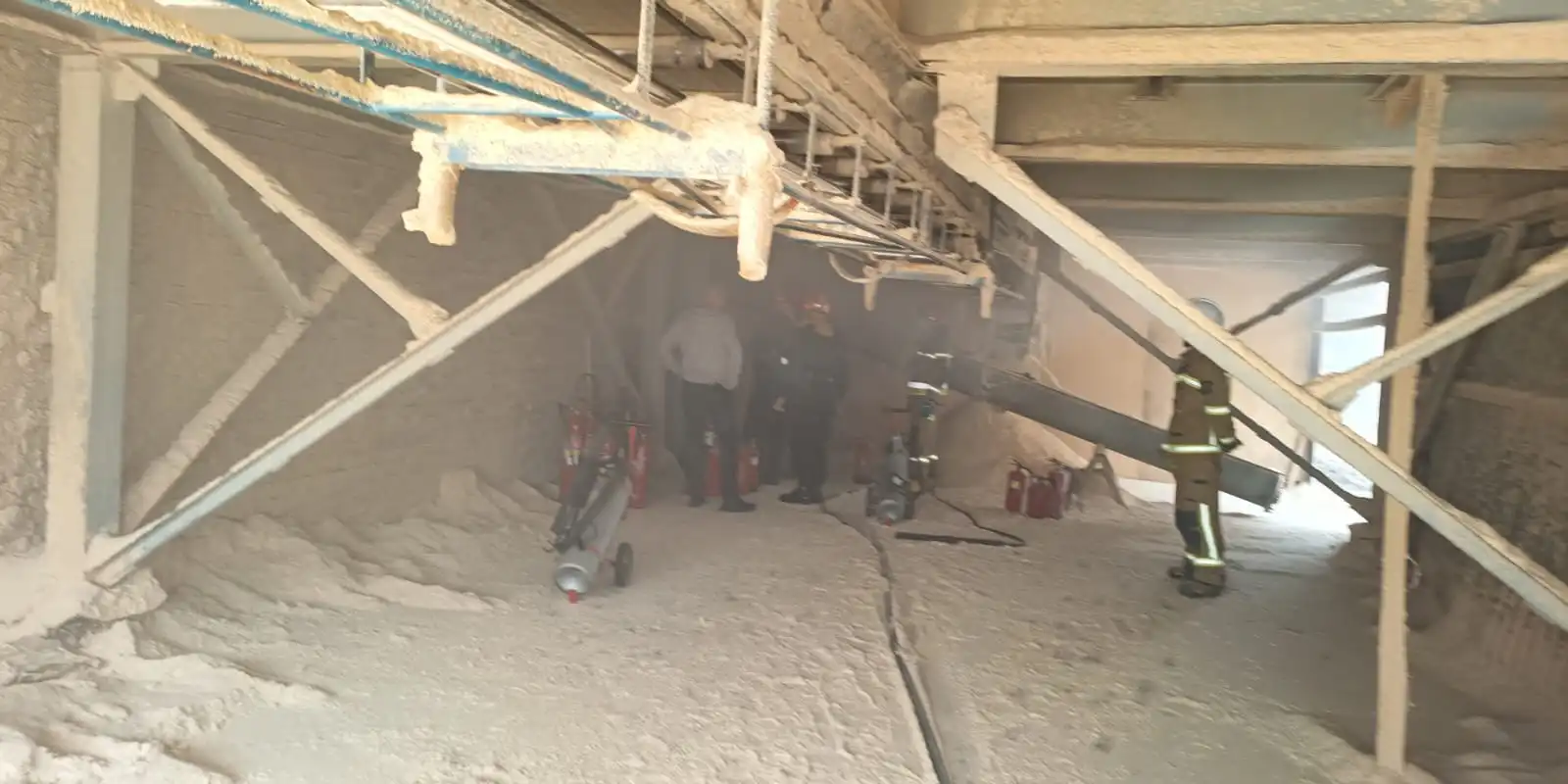 Pożar w zakładzie produkcyjnym w Białej Niżnej