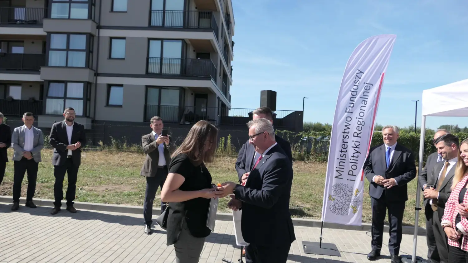 104 nowe mieszkania w Starym Sączu. Lokatorzy odebrali klucze