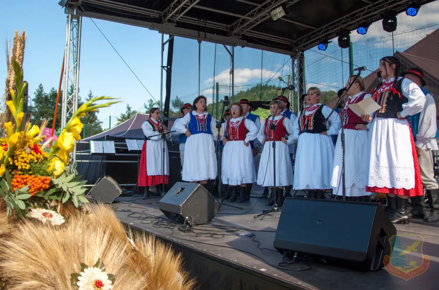 Dożynki w Sękowej przyciągnęły mieszkańców. Były wieńce, regionalne smaki i zabawa