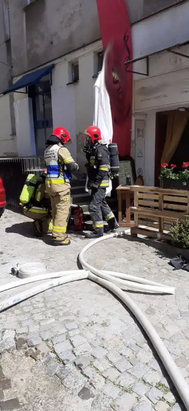 Pożar w restauracji w Krynicy-Zdroju