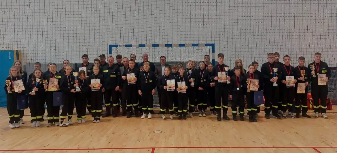 Marcinkowice gościły młodych strażaków. Szkolenie i zawody w jednym miejscu