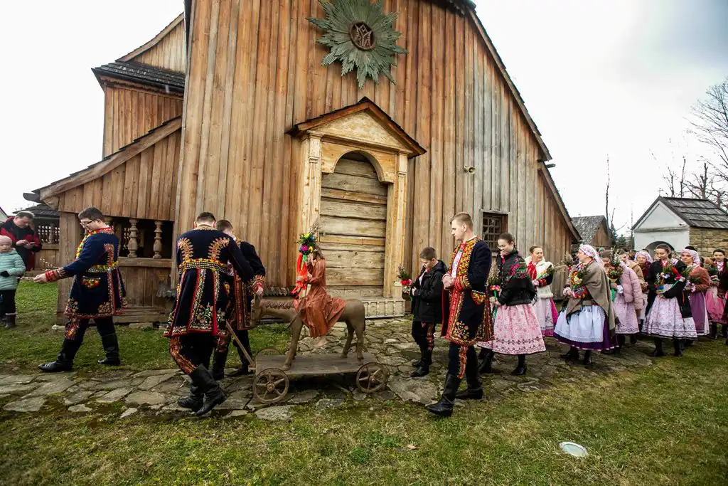 Obchody Niedzieli Palmowej w Sądeckim Parku Etnograficznym za nami