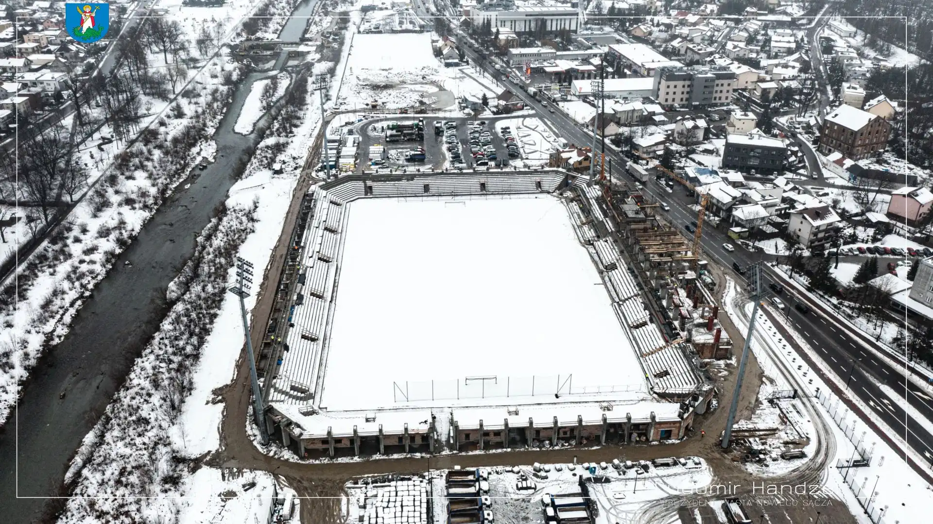 Prace na budowie stadionu miejskiego postępują