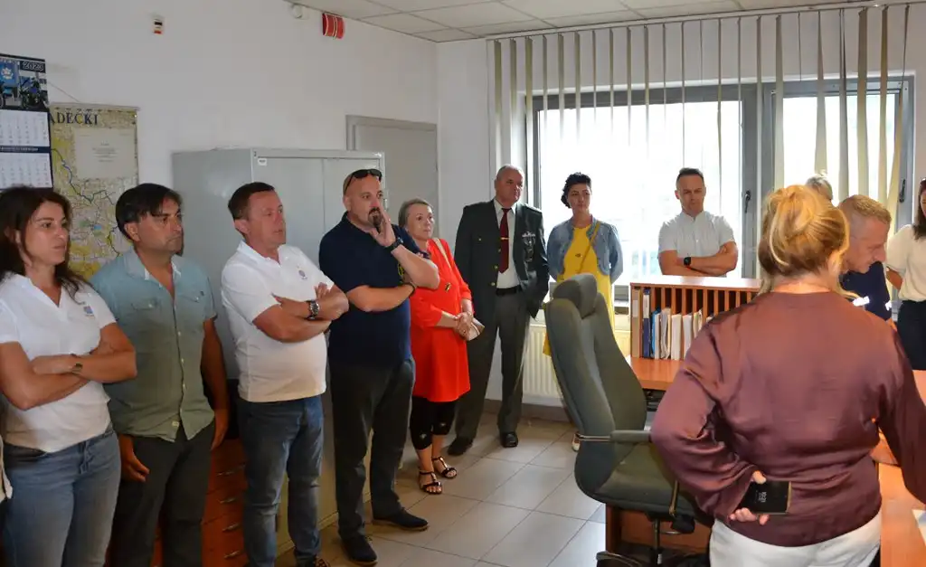 Sądecką Komendę odwiedzili Prezydent Sekcji Polskiej IPA oraz policjanci z 5 europejskich krajów