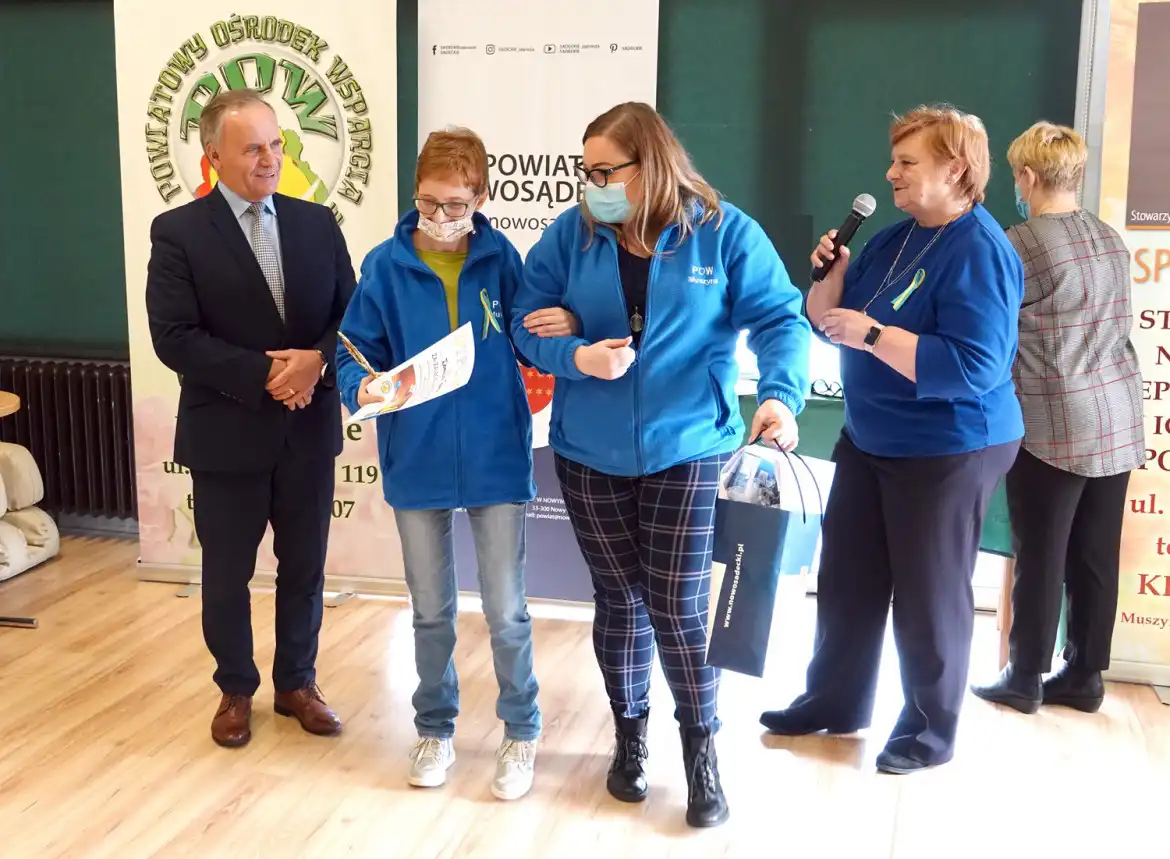 Turniej gier planszowych w Powiatowym Ośrodku Wsparcia w Muszynie