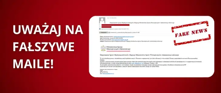 Uwaga na fałszywe wiadomości e-mail. CERT Polska ostrzega