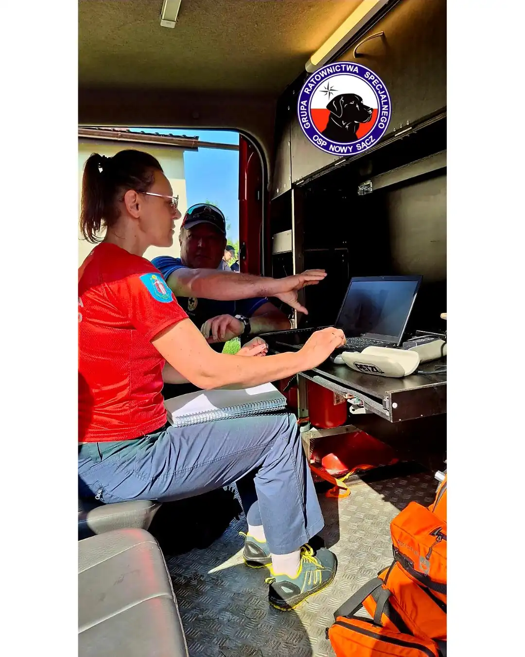 Dzieci, pies i akcja ratunkowa… na szczęście tylko w ramach ćwiczeń!