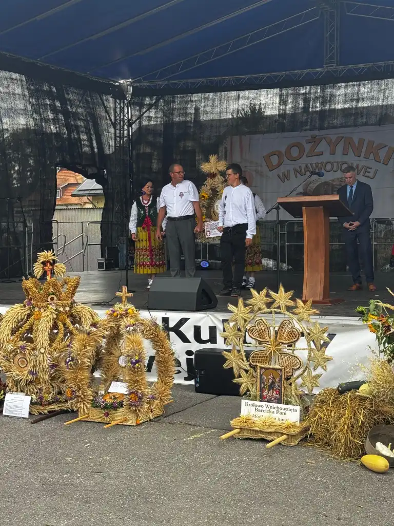 Gmina Łabowa na Dożynkach Powiatowych w Nawojowej