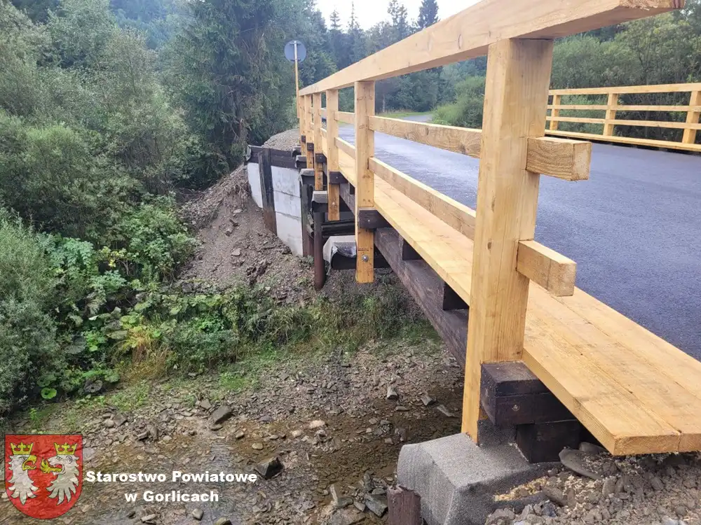 Droga powiatowa na moście w Banicy już przejezdna
