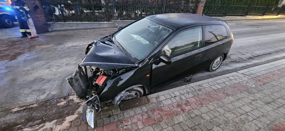 Dwie osoby ranne w wypadku drogowym w Barcicach