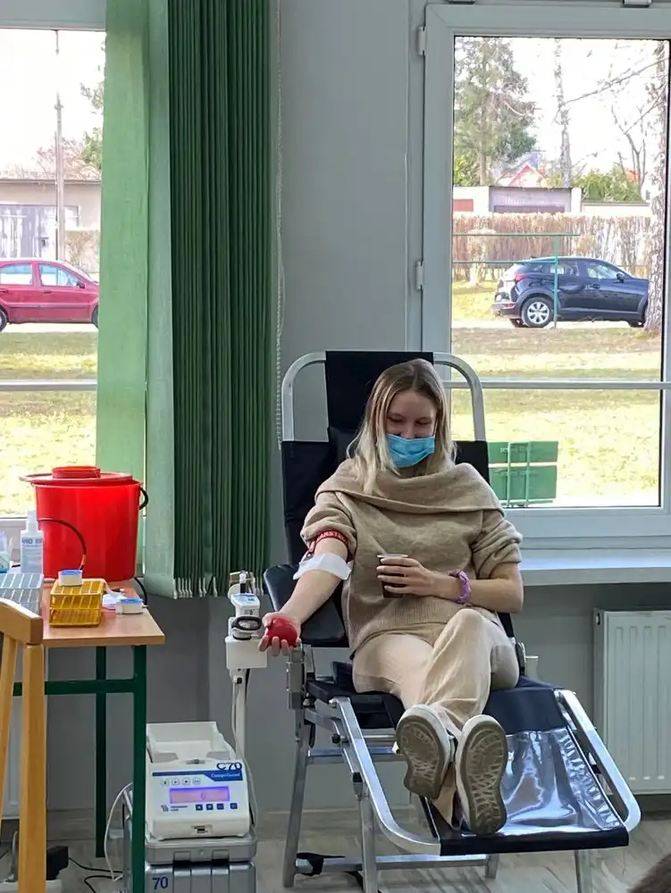Uczniowie ZSP w Nawojowej oddawali krew