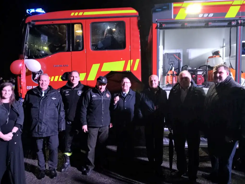 OSP Podrzecze ma nowy wóz bojowy