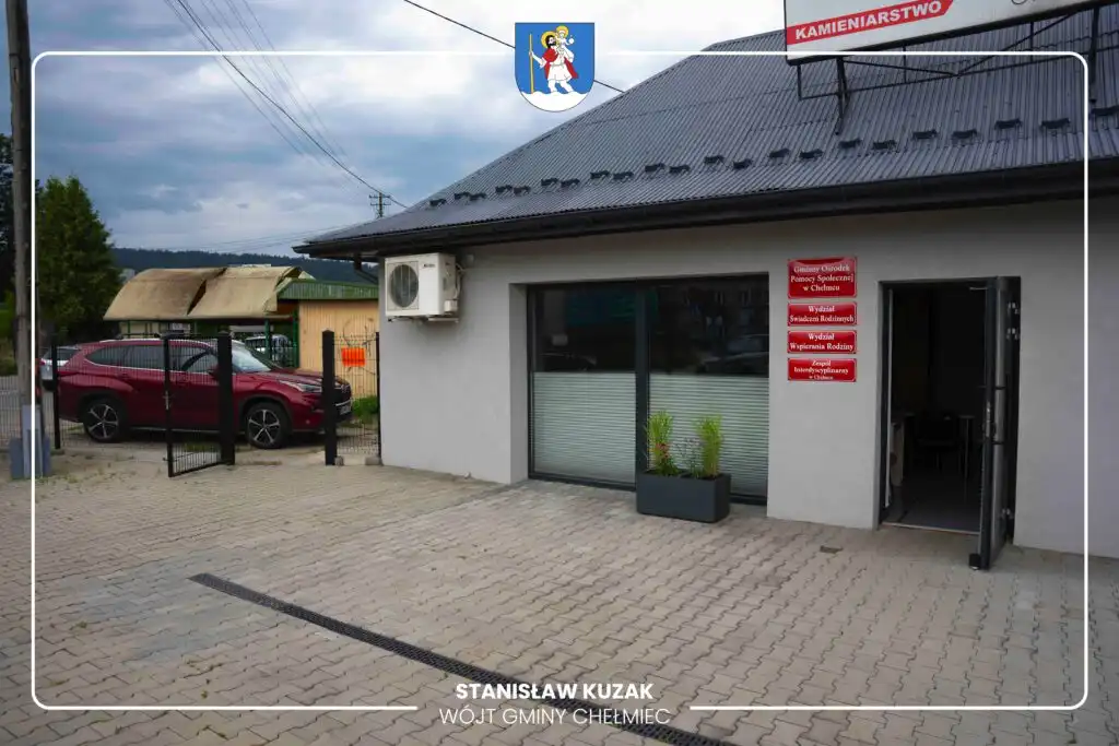 Nowa lokalizacja dla Wydziału Świadczeń Rodzinnych GOPS w Chełmcu