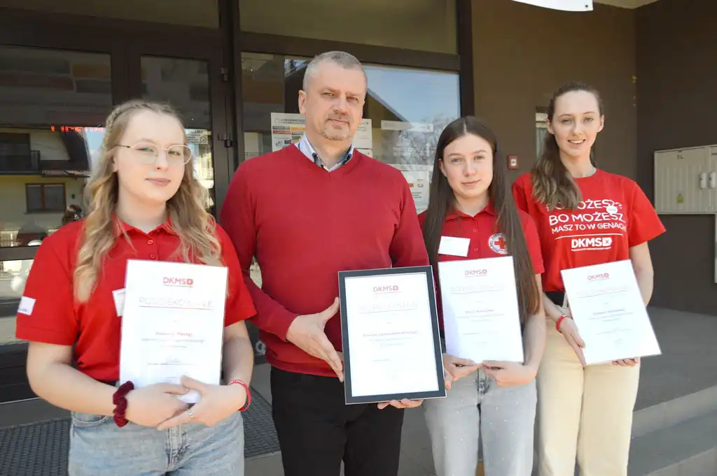Dzień dawcy szpiku kostnego w LO w Starym Sączu
