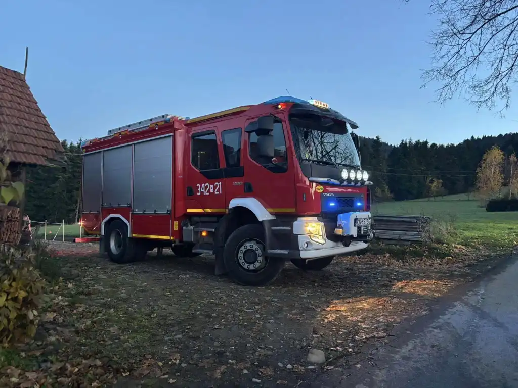 Interwencja strażaków w Kamionce Wielkiej