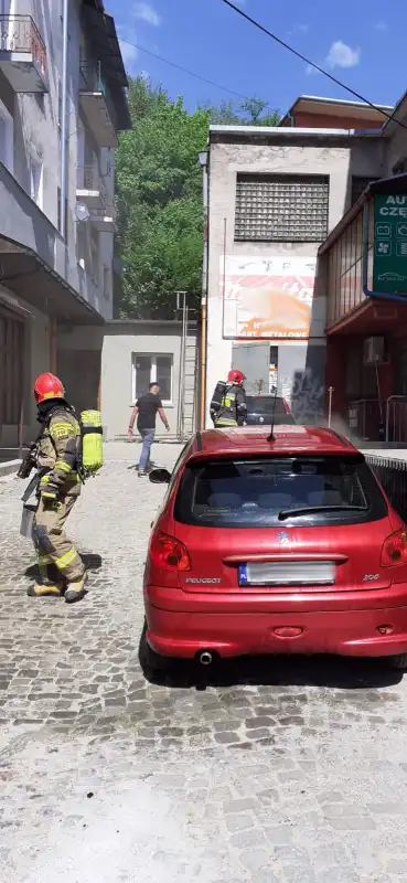 Pożar w restauracji w Krynicy-Zdroju