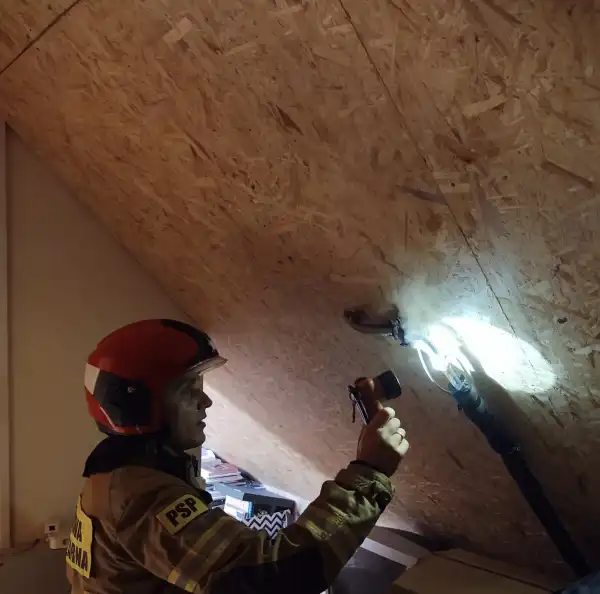 Chełmiec: instalacja pożarowa zasygnalizowała zagrożenie w budynku mieszkalnym