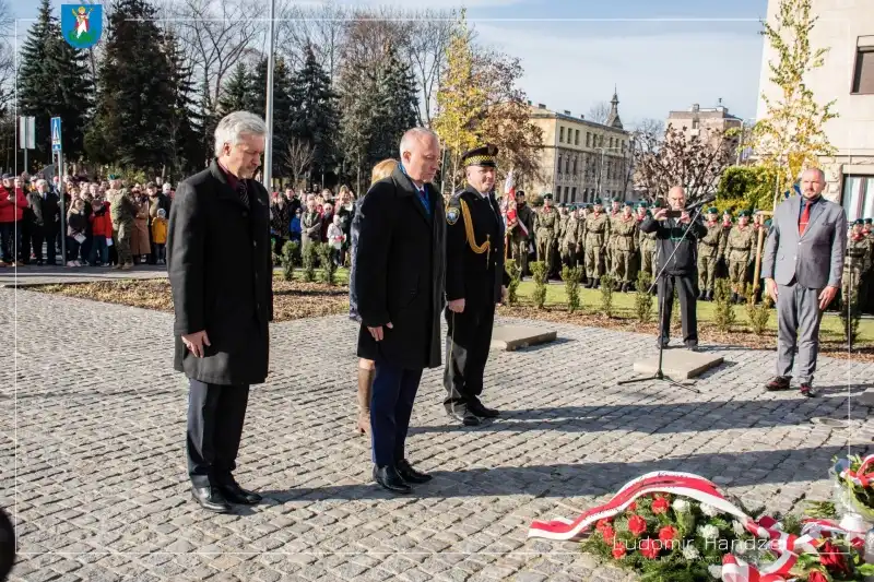 104. rocznica odzyskania niepodległości przez Polskę. Uroczystości w Nowym Sączu