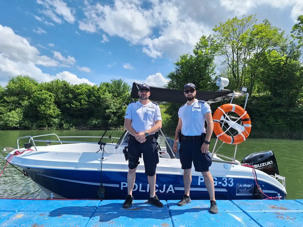 Nad zalewem w Klimkówce otwarto Sezonowy Posterunek Policji