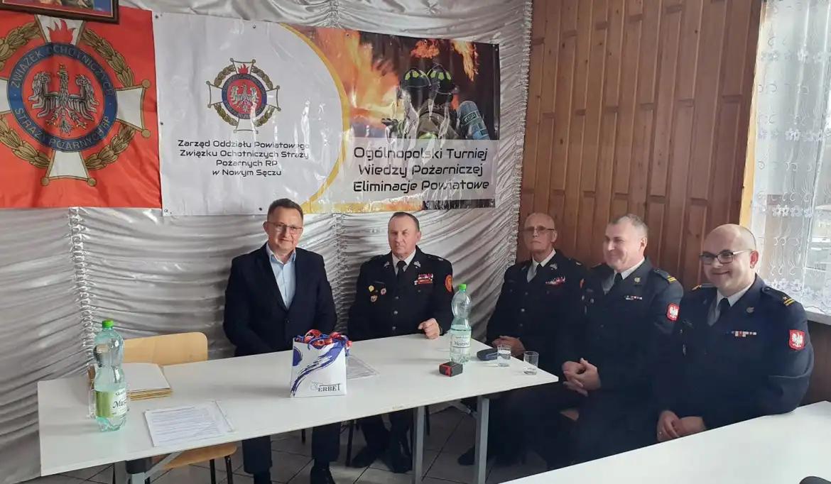 W remizie OSP w Stadłach odbyły się eliminacje powiatowe do Ogólnopolskiego Turnieju Wiedzy Pożarniczej „Młodzież zapobiega pożarom”
