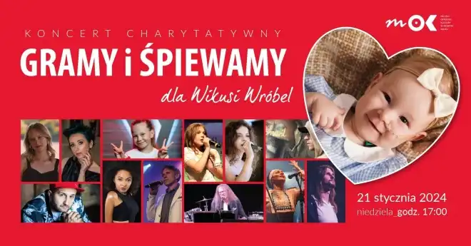 Nowy Sącz: Dwa koncerty i spektakl teatralny na rzecz Wikusi Wróbel