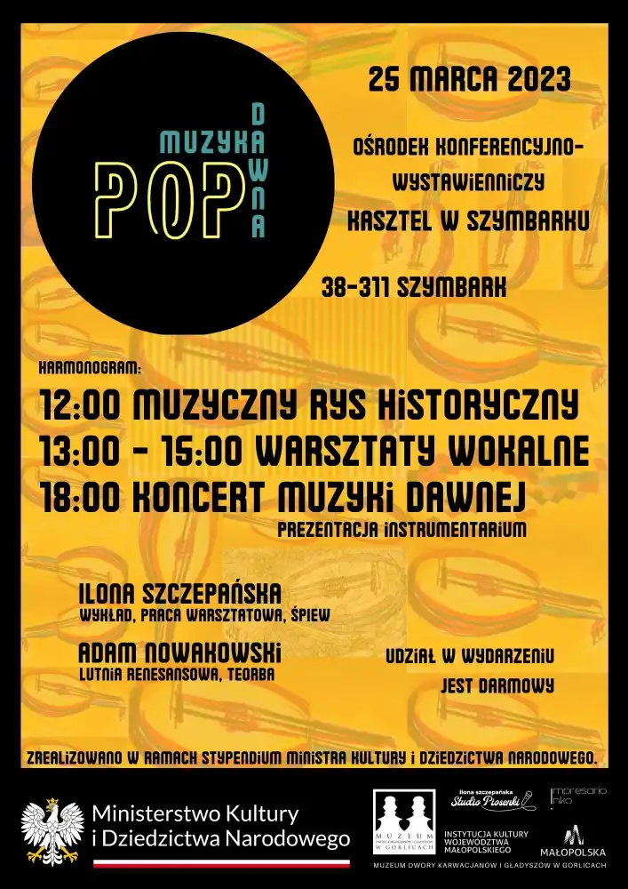 Małopolska: Wydarzenia kulturalne na weekend 23 - 26 marca