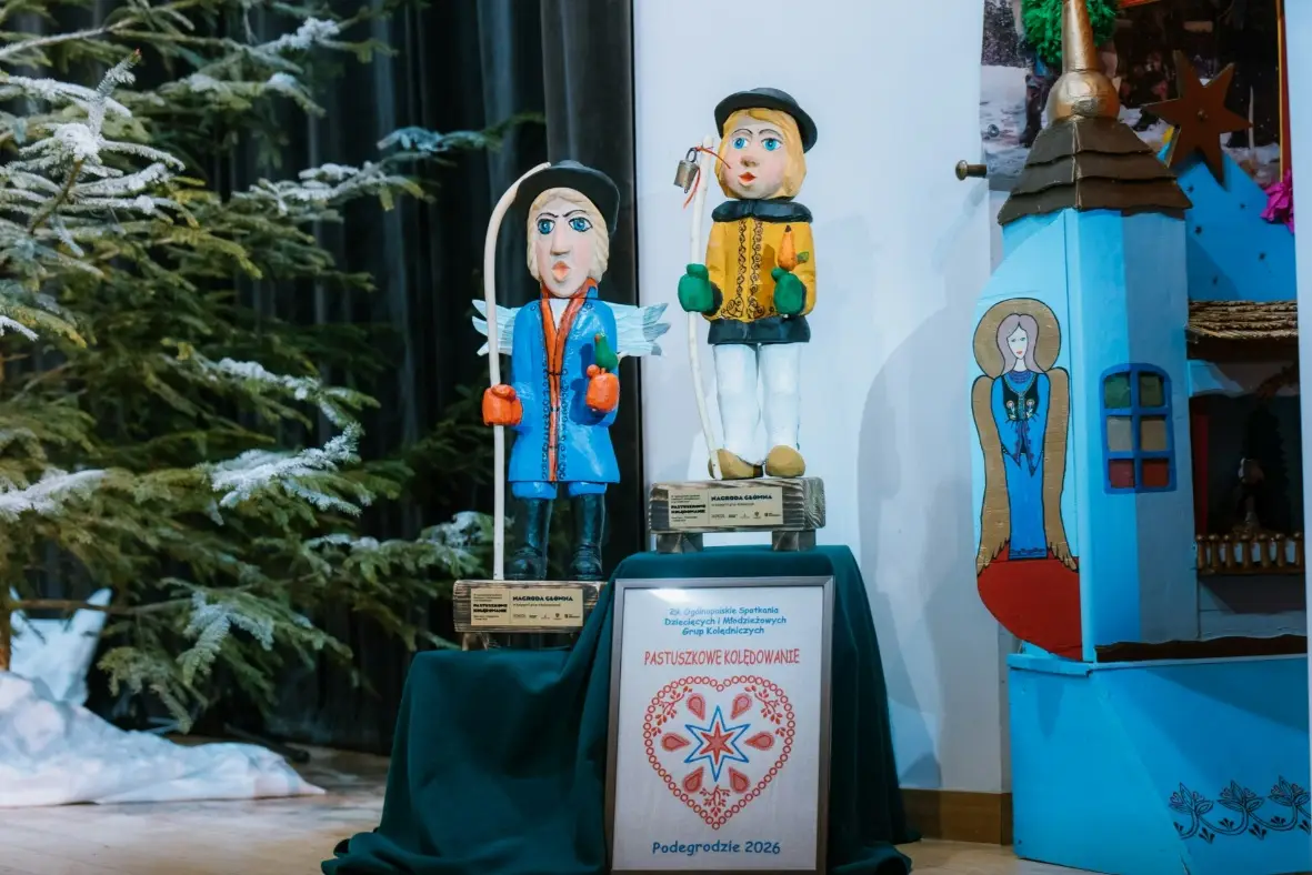 Bożonarodzeniowe tradycje młodych artystów rozbrzmiały w Podegrodziu