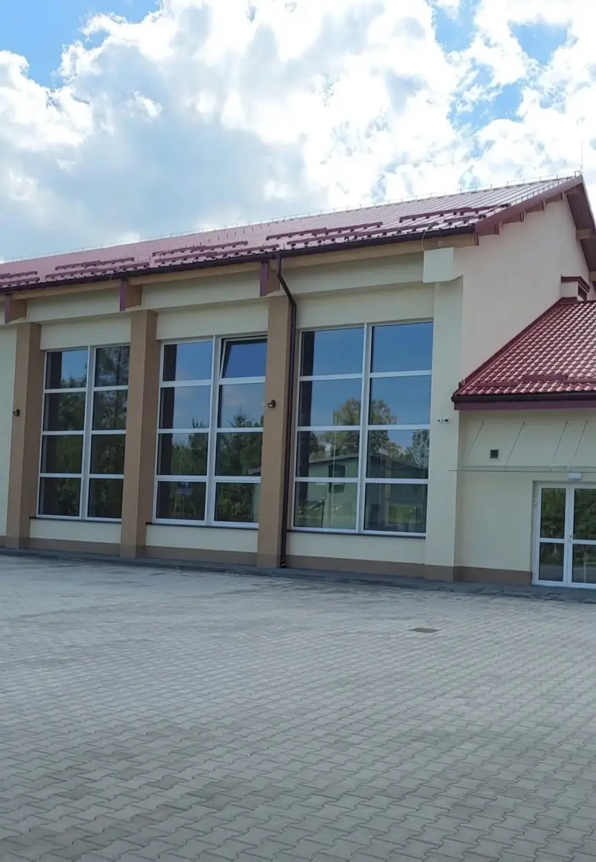 Nowa sala gimnastyczna w Skrudzinie już gotowa. niedługo otwarcie