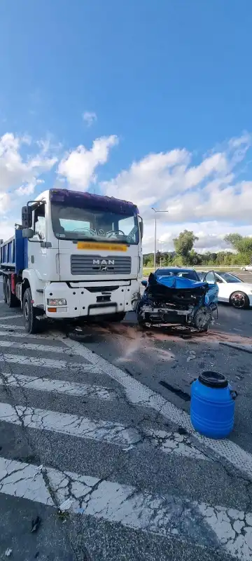 Kolizja na ul. 1 Brygady w Nowym Sączu