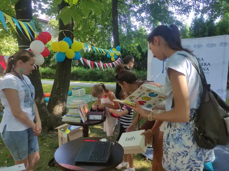 Piknik dla rodzin polskich i ukraińskich na nowosądeckich Plantach
