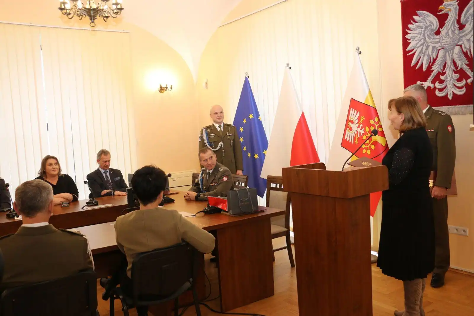 Zmiana Dowódcy w 114 Batalionie Lekkiej Piechoty w Limanowej