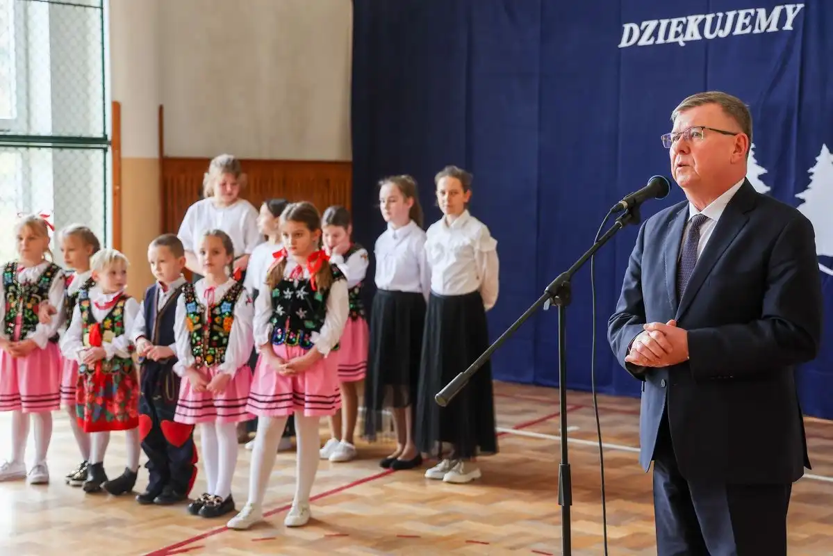 Marszałek Witold Kozłowski z wizytą w gminie Łabowa