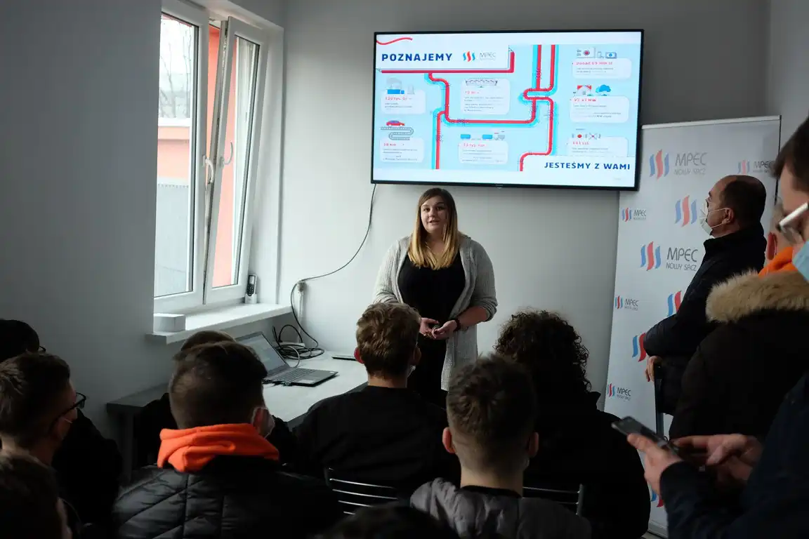 Uczniowie sądeckiego "Elektryka" odwiedzili MPEC
