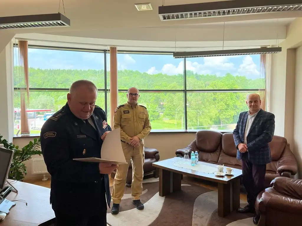 Strażacy z OSP Podegrodzie uratowali życie starszemu mężczyźnie