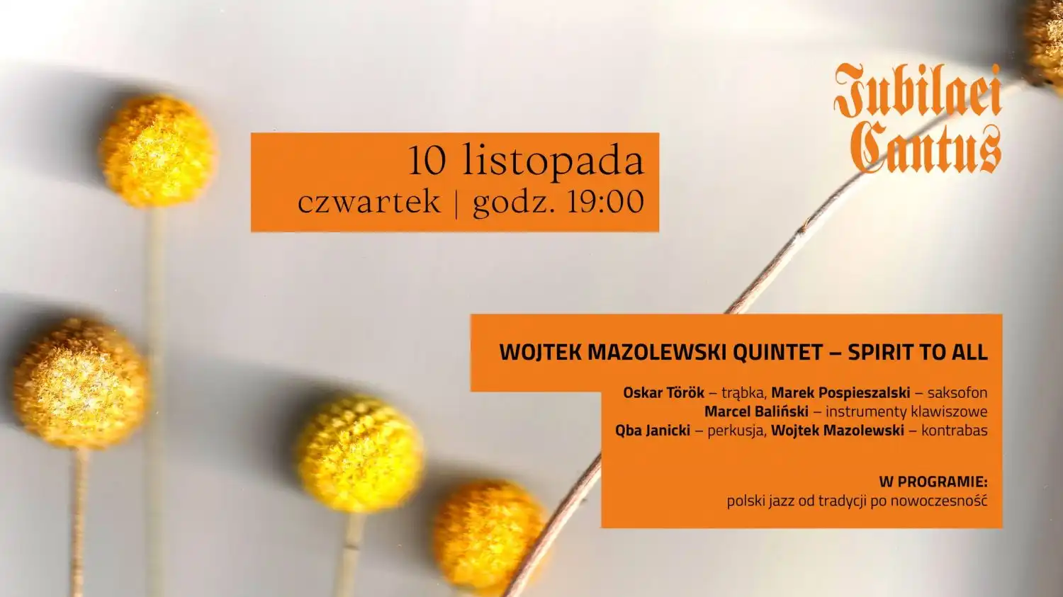 Małopolska: Wydarzenia kulturalne na weekend 10 - 13 listopada