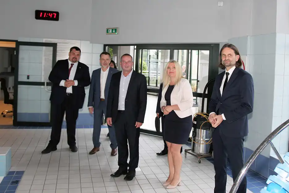 Wiceminister zdrowia Piotr Bromber z wizytą w PWSZ