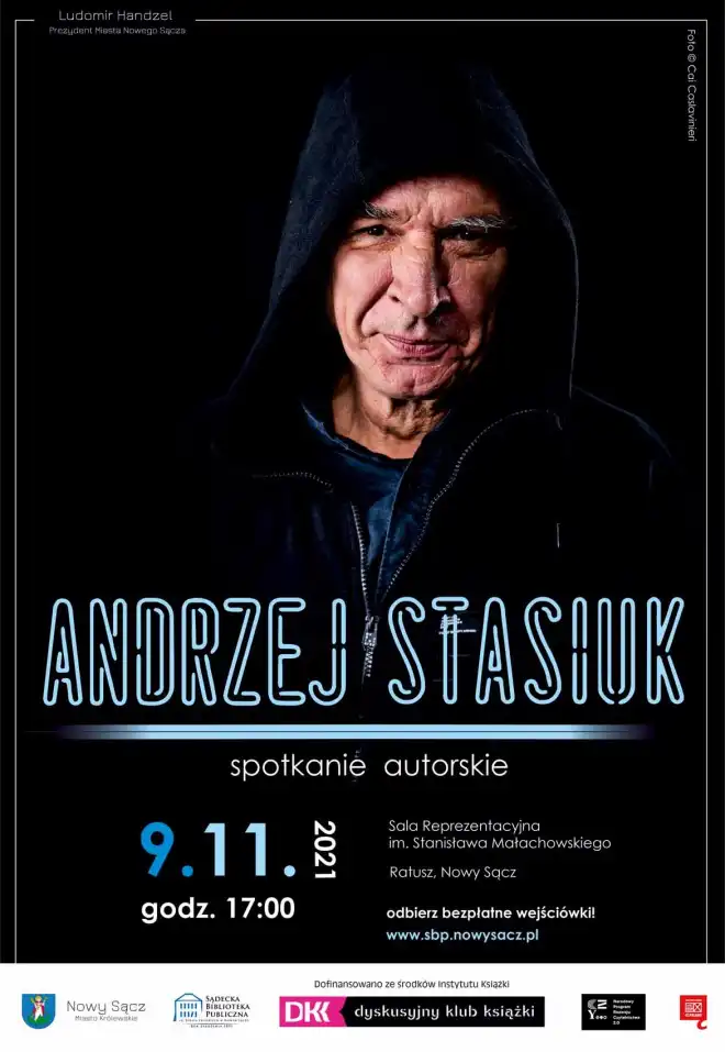 9 listopada spotkanie autorskie z Andrzejem Stasiukiem